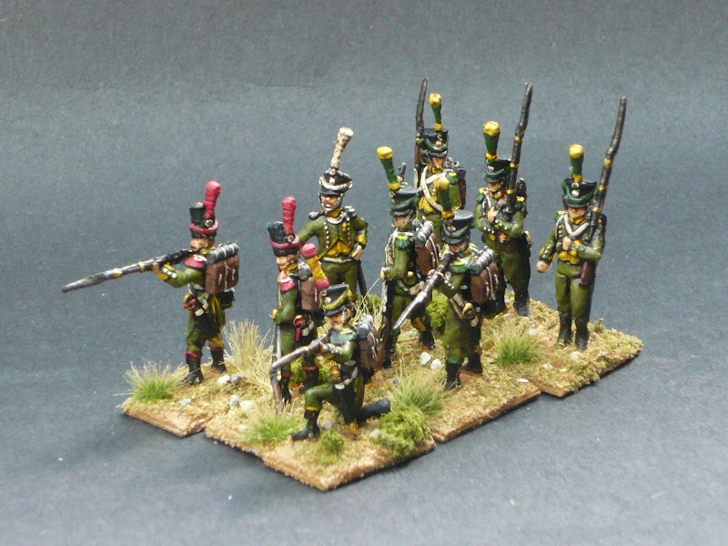ACTION HaT Miniatures 1/72 FRENCH LIGHT INFANTRY CHASSEURS Figure Set