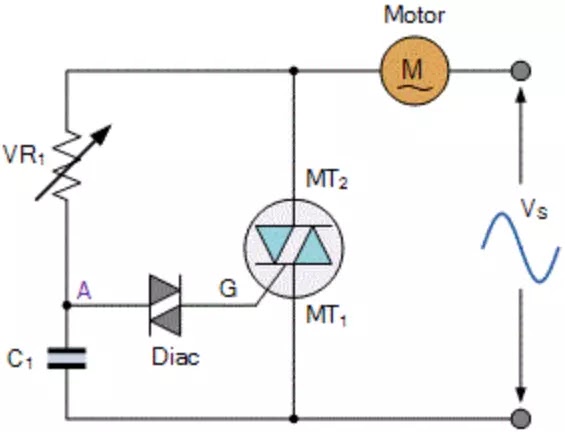 Rangkaian kontrol fasa Triac