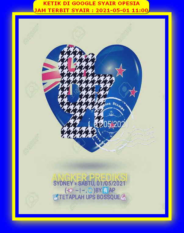 Syair Sydney Sabtu Hari Ini 1 Mei 2021 Royal Syair Syair Sydney Sabtu Hari Ini 1 Mei 2021 Royal Syair