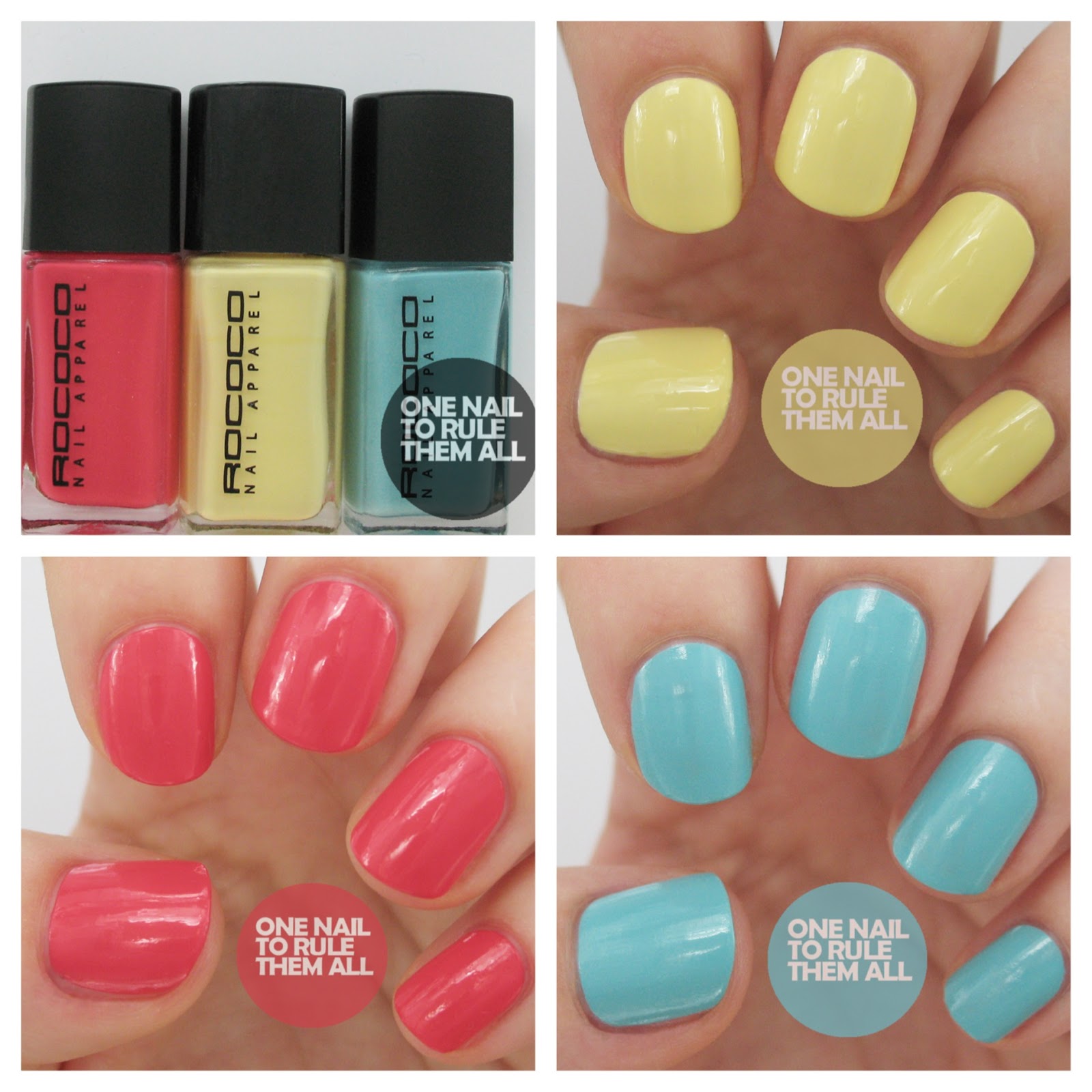 One Nail To Rule Them All Rococo Nail Varnish Swatches and Review