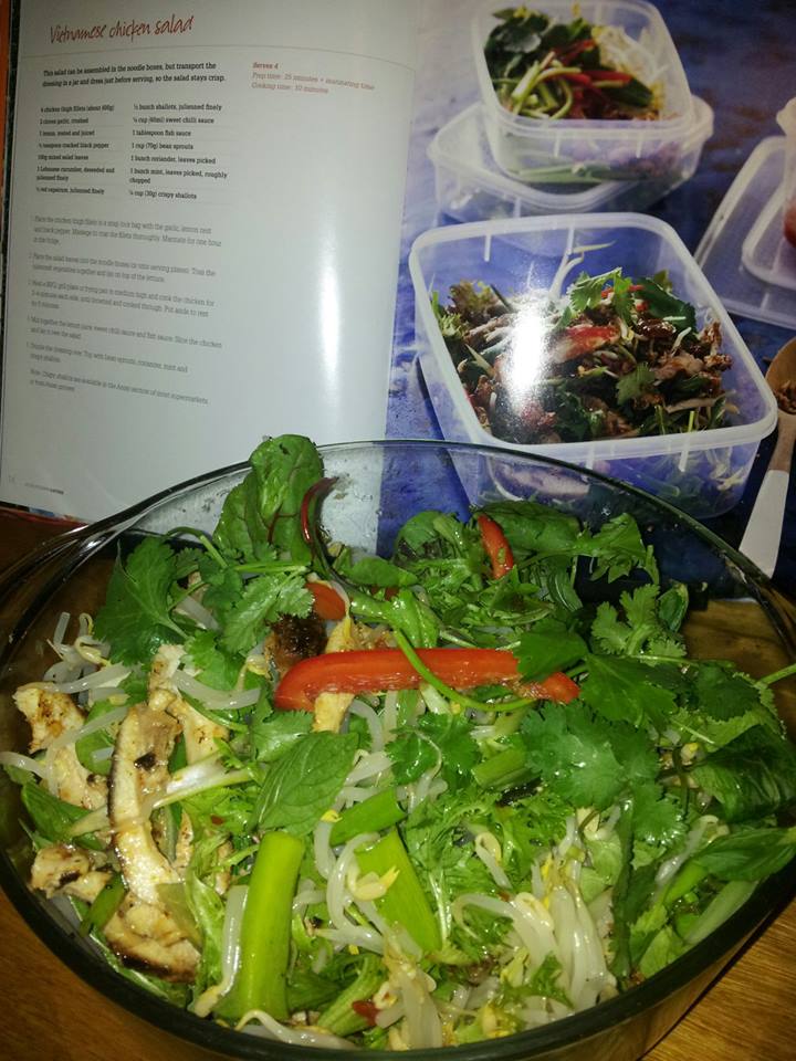 Knife Fork Chew Vietnamese Chicken Salad Julie Goodwin