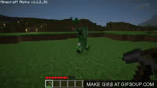 minecraft creeper exploding