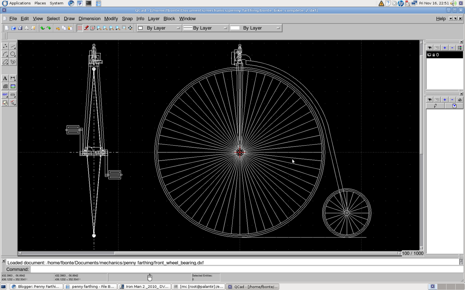 Penny Farthing Project Big wheel