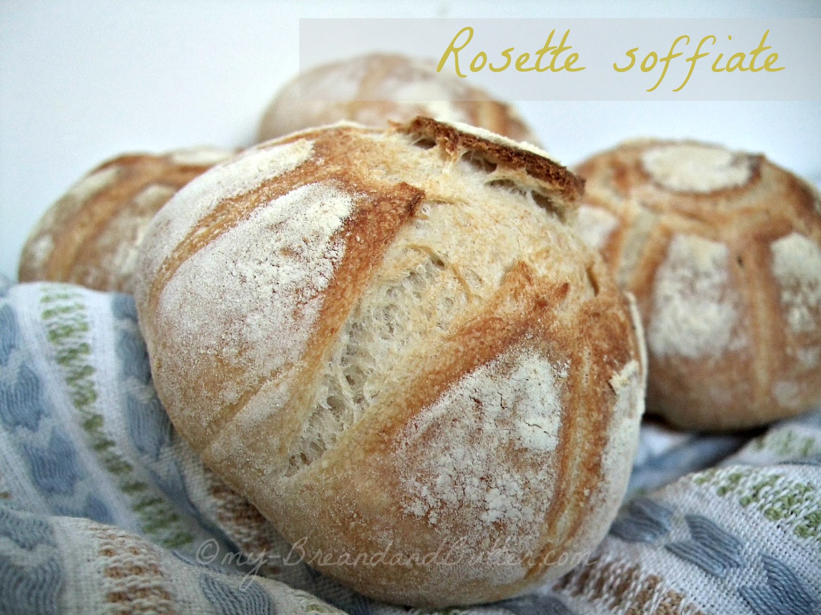 Bread and Butter.... Rosette soffiate Italian bread