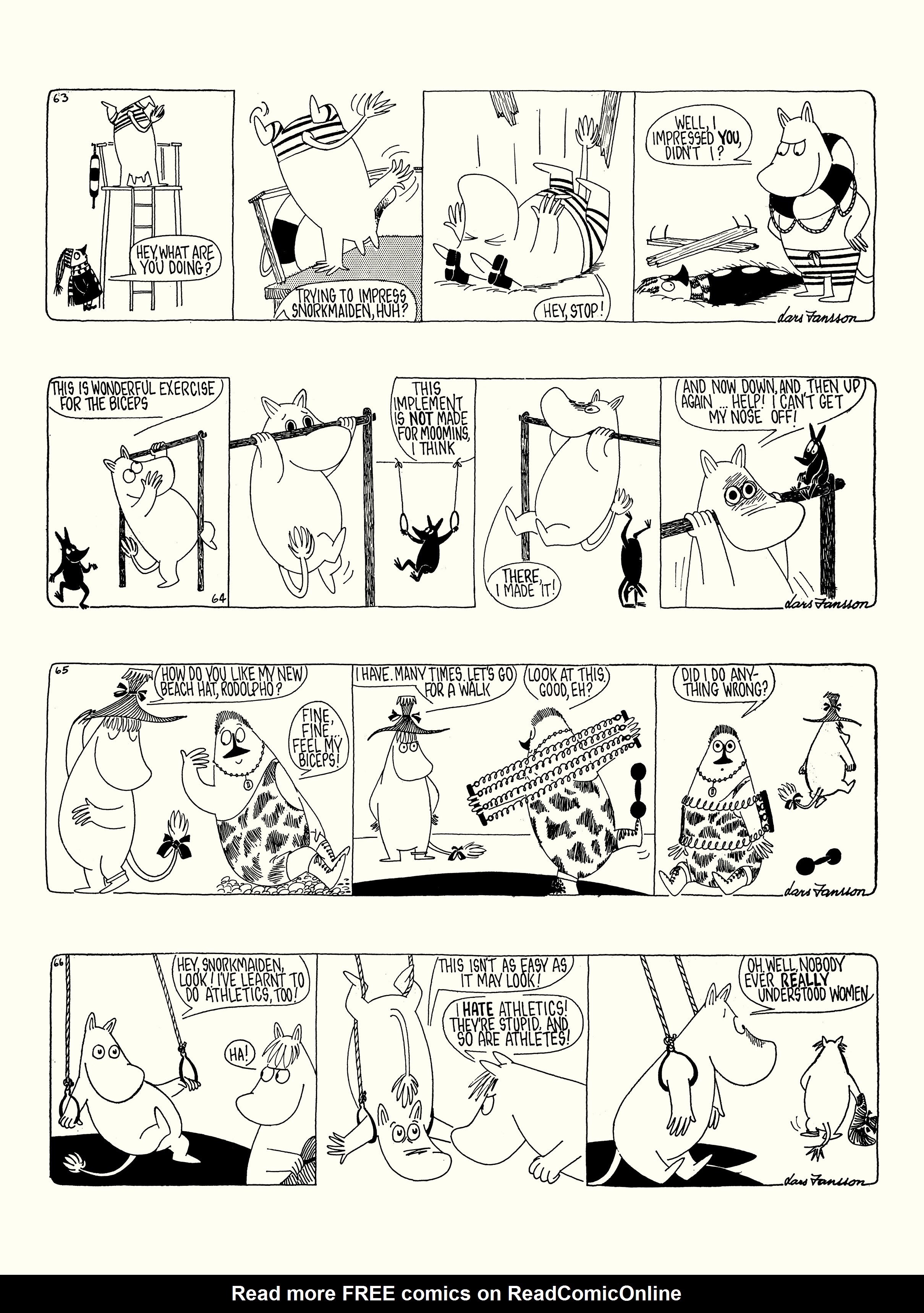 Read online Moomin: The Complete Lars Jansson Comic Strip comic -  Issue # TPB 8 - 67