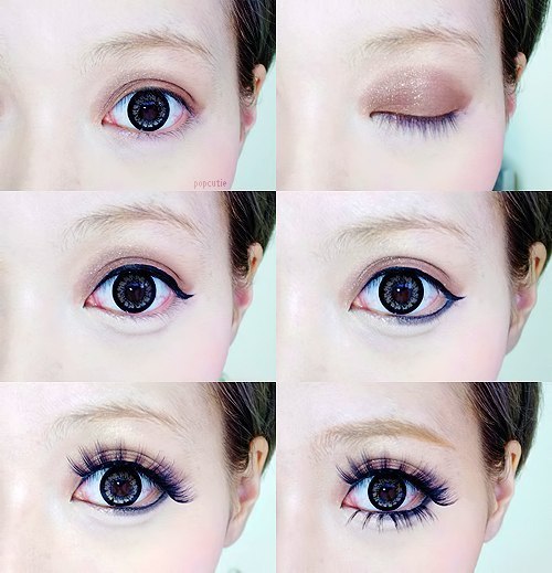 увеличение глаз макияж