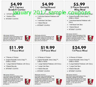Kfc Coupons Kfc Coupons