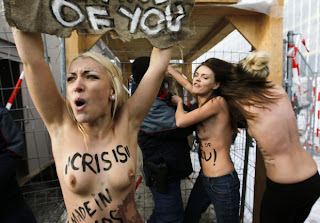 Topless Protesters