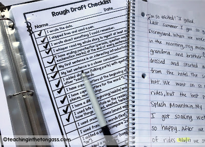 Writing Rough Draft Checklist