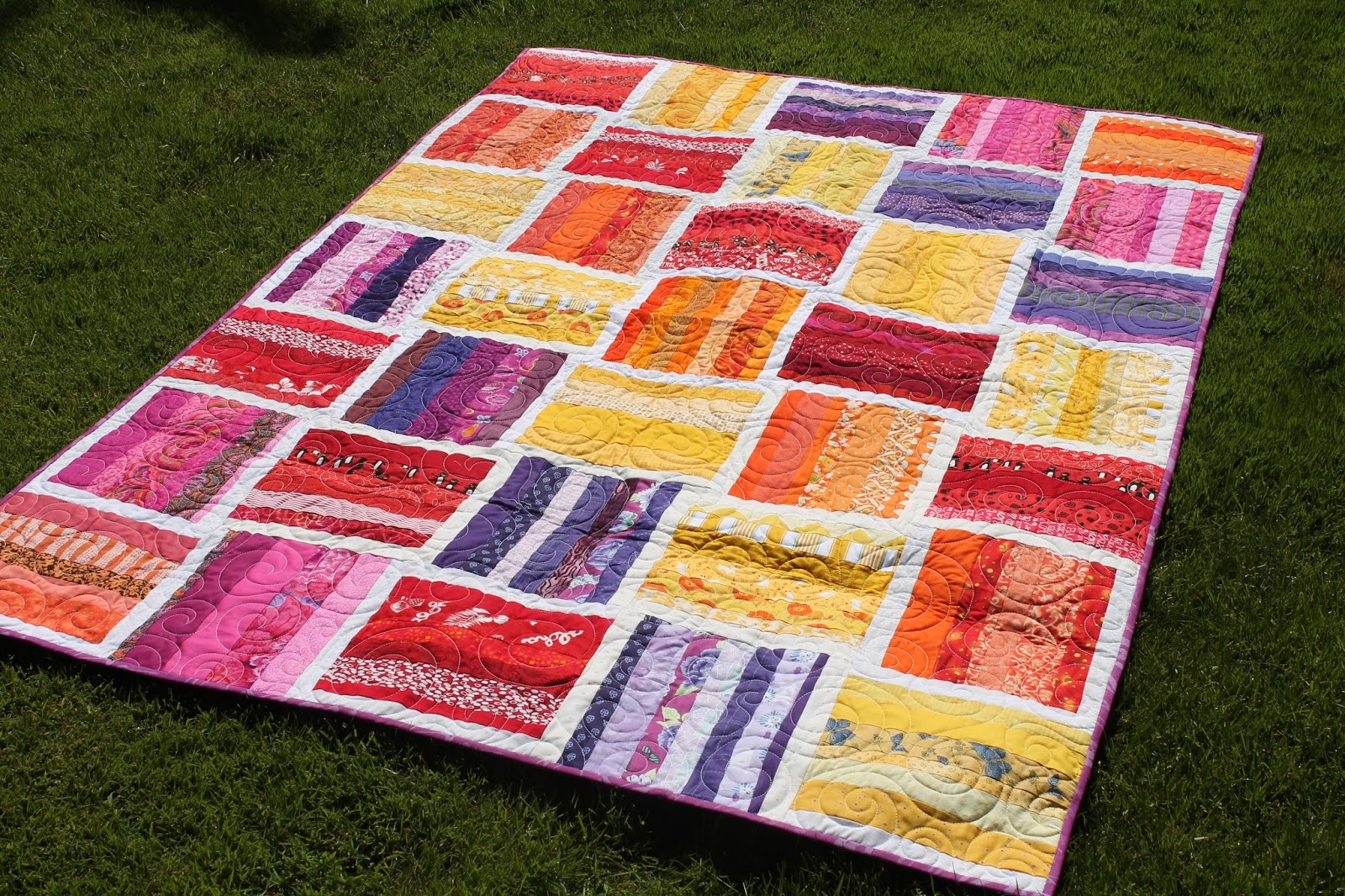 Quilting is more fun than Housework... Covered in Love First Finish