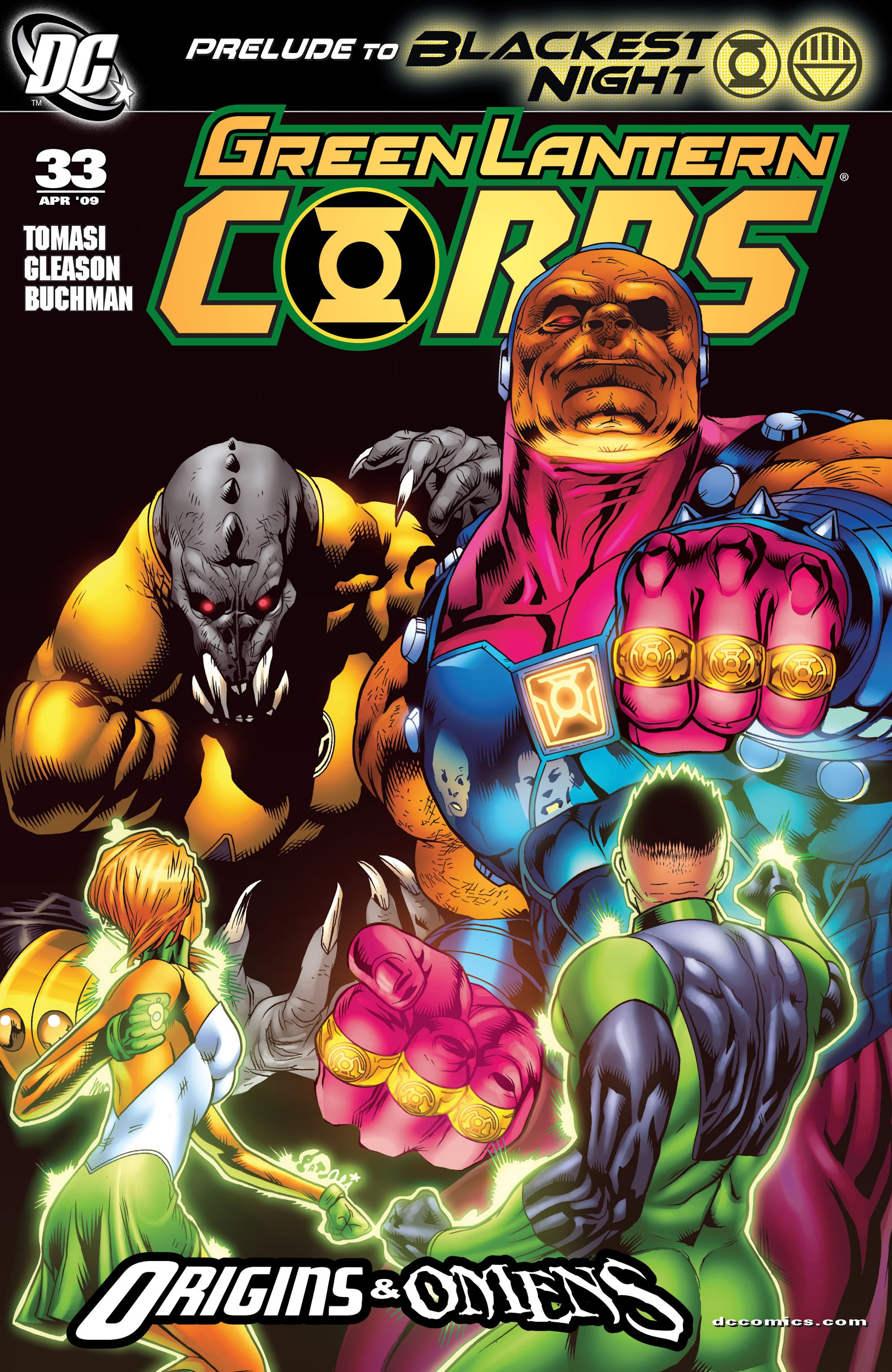 Read online Green Lantern Corps (2006) comic -  Issue #33 - 1