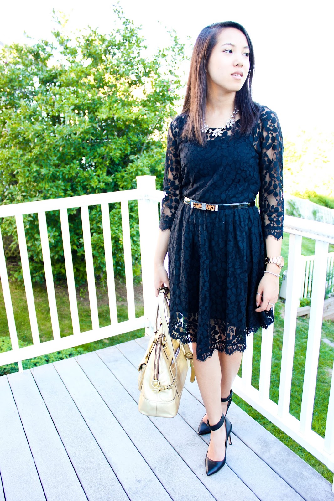 refined couture: Summer Nights :: Black Lace & Leopard Accents