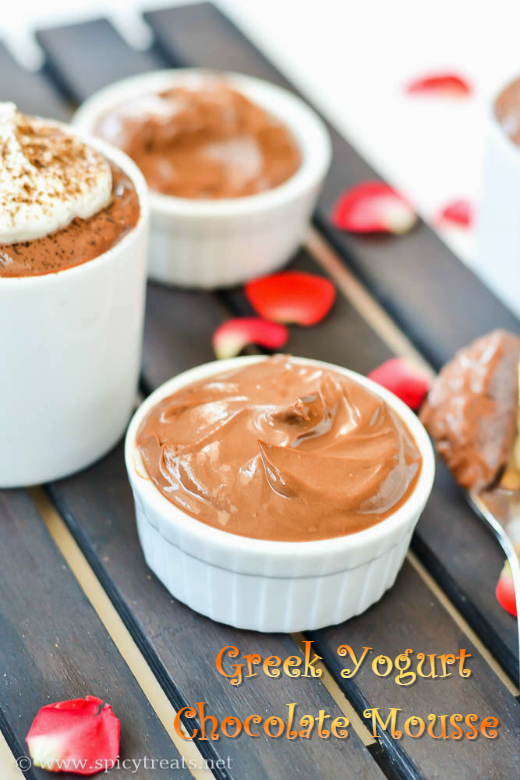 Spicy Treats Greek Yogurt Chocolate Mousse Recipe Easy Chocolate