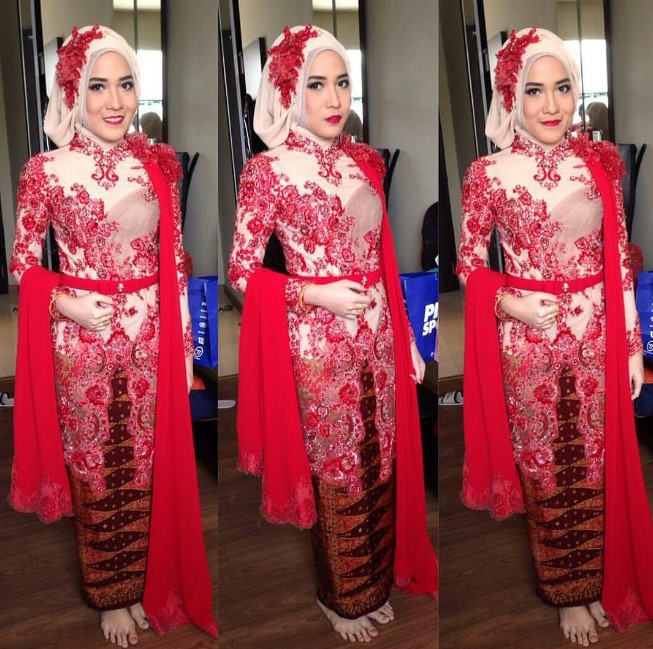 10 Model  Baju  Kebaya  Gamis Untuk  Orang  Gemuk  Simpel Modis 