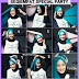 Tutorial Hijab Segitiga 2 Warna Model Silang