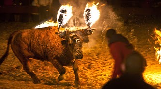 'Bull on Fire': Shocking annual bull burning festival - Art'einsky