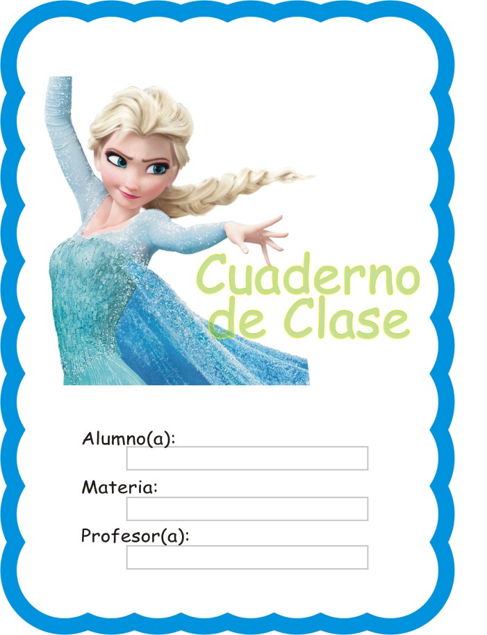 Caratulas para Cuadernos: Elsa