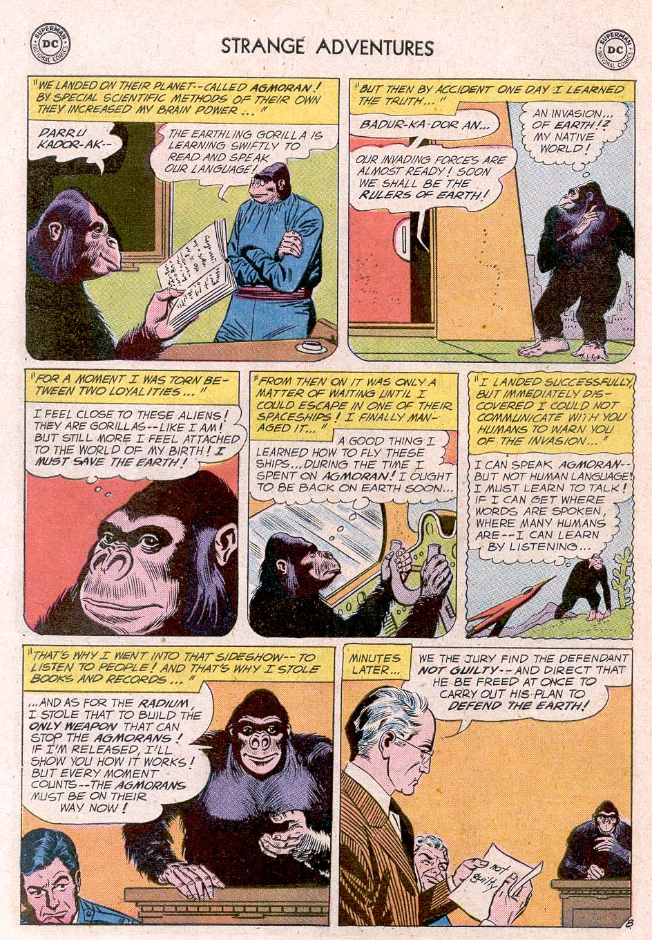 Read online Strange Adventures (1950) comic -  Issue #100 - 10