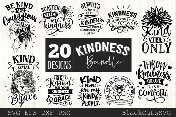 Kindness Bundle 20 Designs