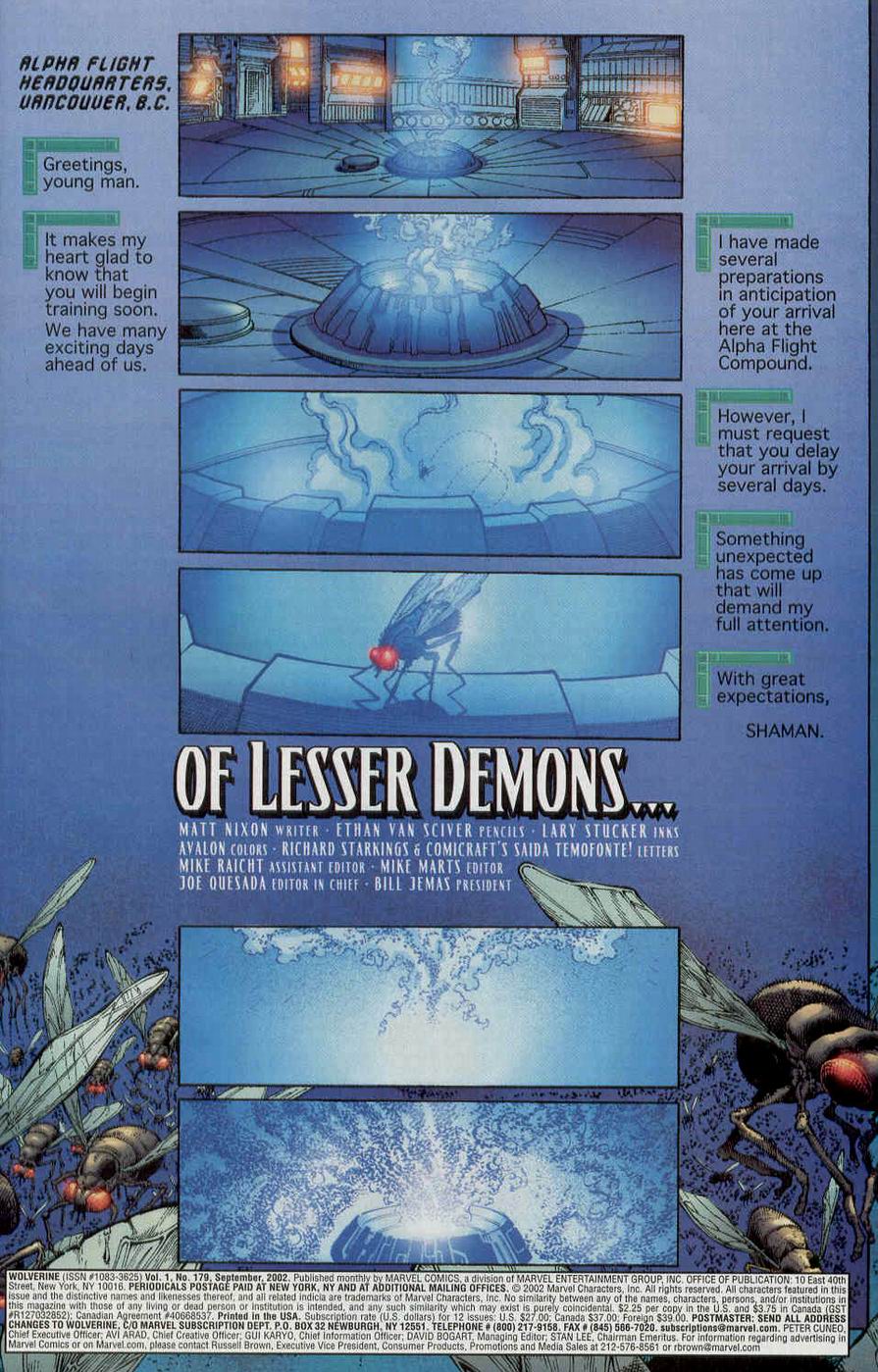 Read online Wolverine (1988) comic -  Issue #179 - 2