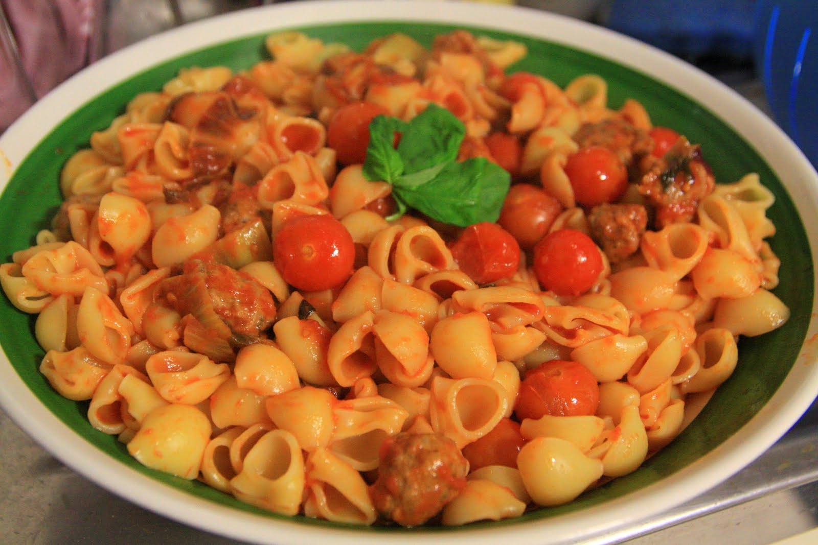 One Wok, One Pot, One Pan Pipette rigate (pasta) with Salsiccia