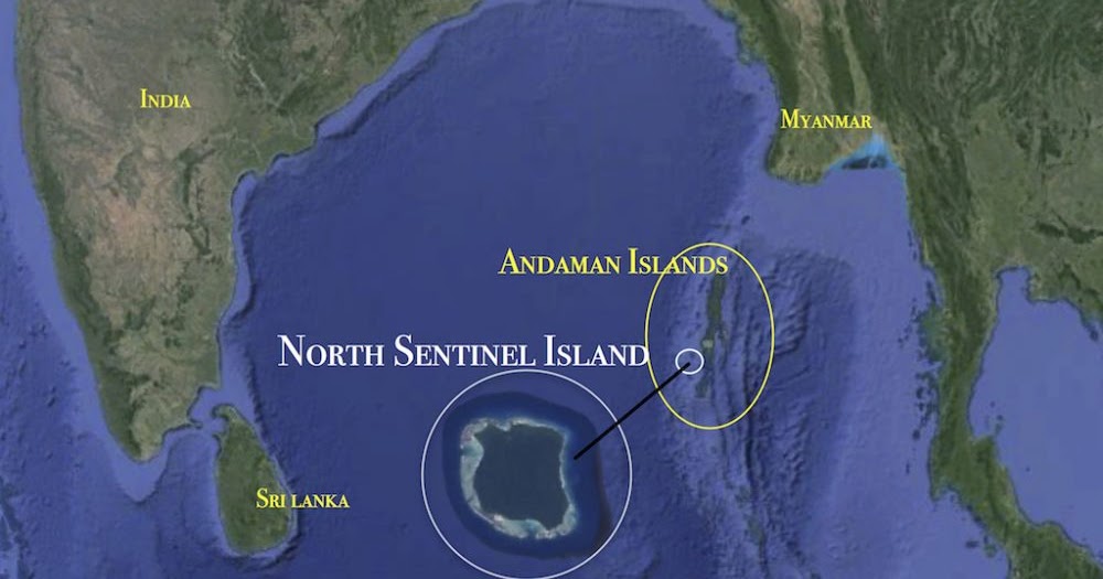 north sentinel island map north sentinel island map