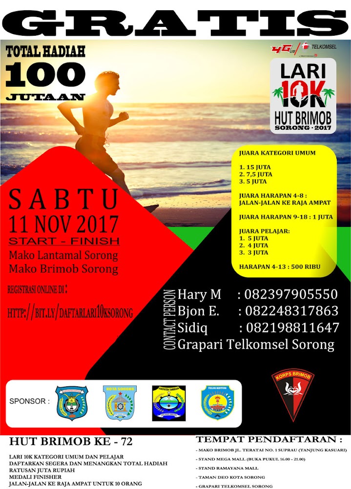 Sorong 10K • 2017 Sorong 10K • 2017