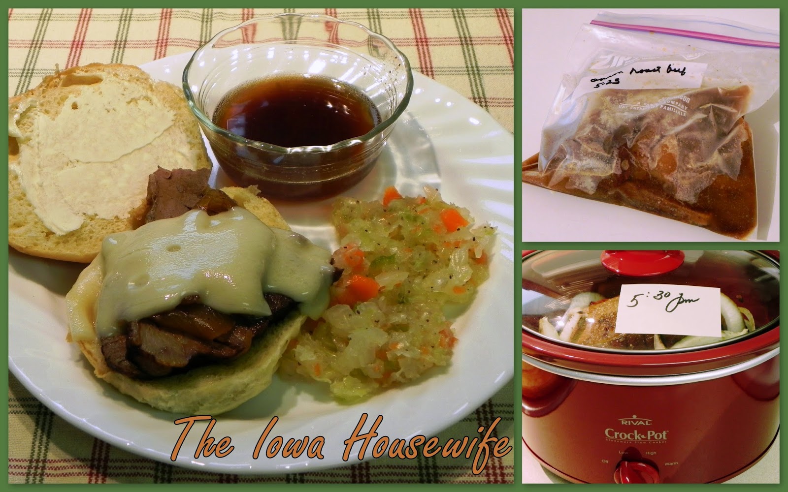 The Iowa Housewife Family Favorites...French Onion Beef Au Jus