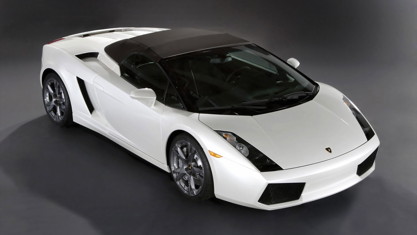 Lamborghini Gallardo White Sport Car HD Wallpaper ~ Free Download HD