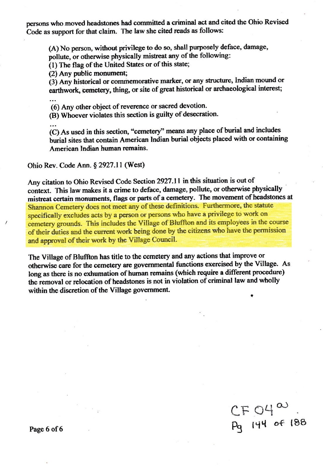 Exploring Almost Gravesites in the Great State of Ohio The