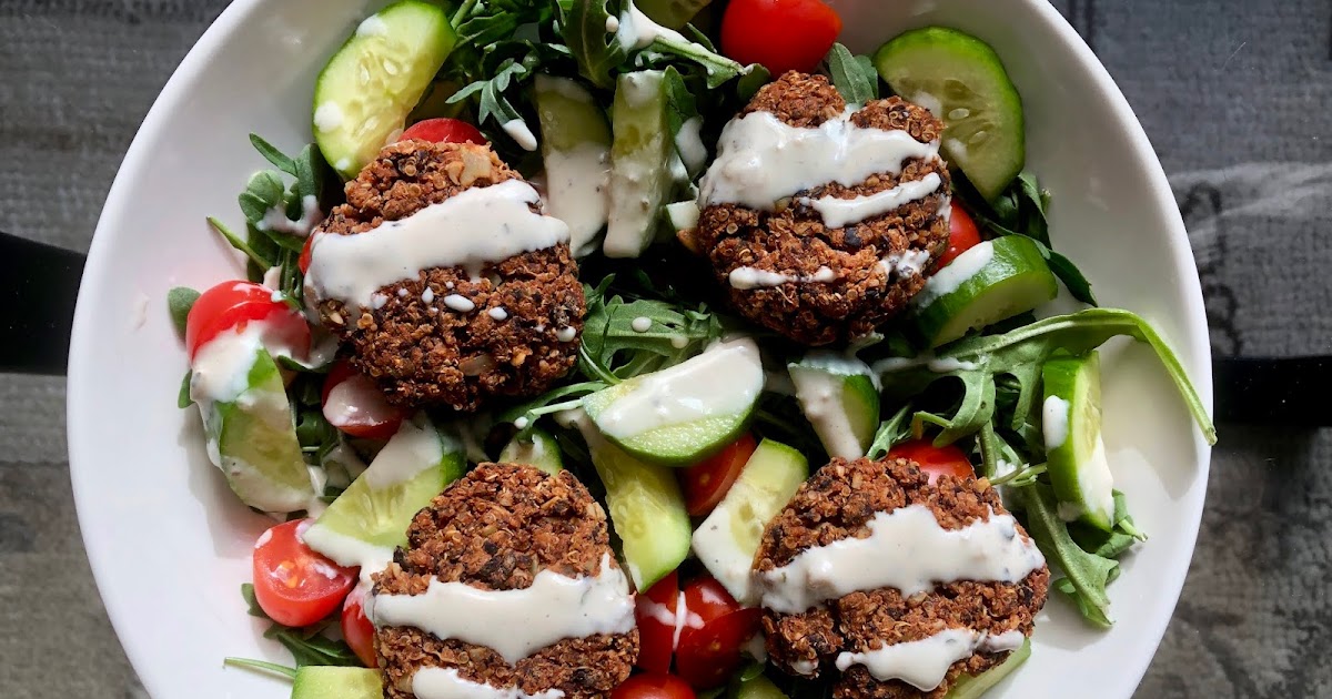 Kvell in the Kitchen Smoky Quinoa Black Bean Falafel