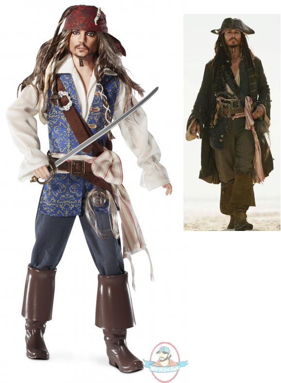 All and Everything Barbie : Barbie Collector Captain Jack Sparrow