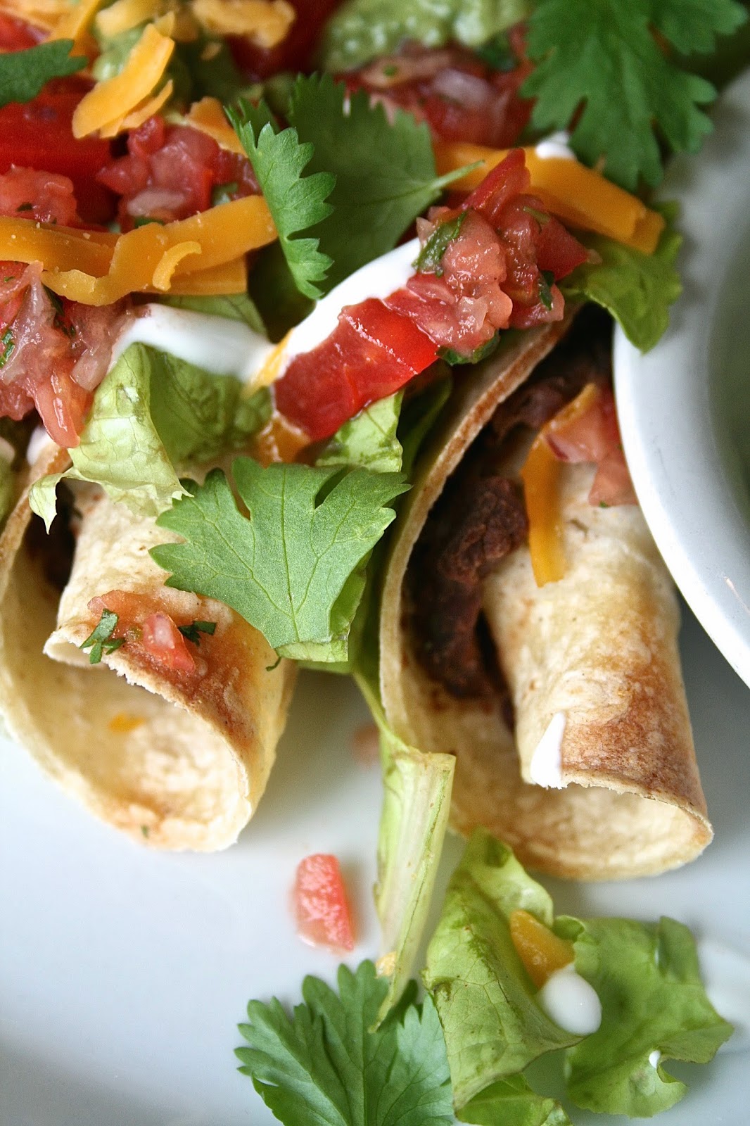 Oregon Transplant Black Bean Flautas with Avocado Dipping Sauce