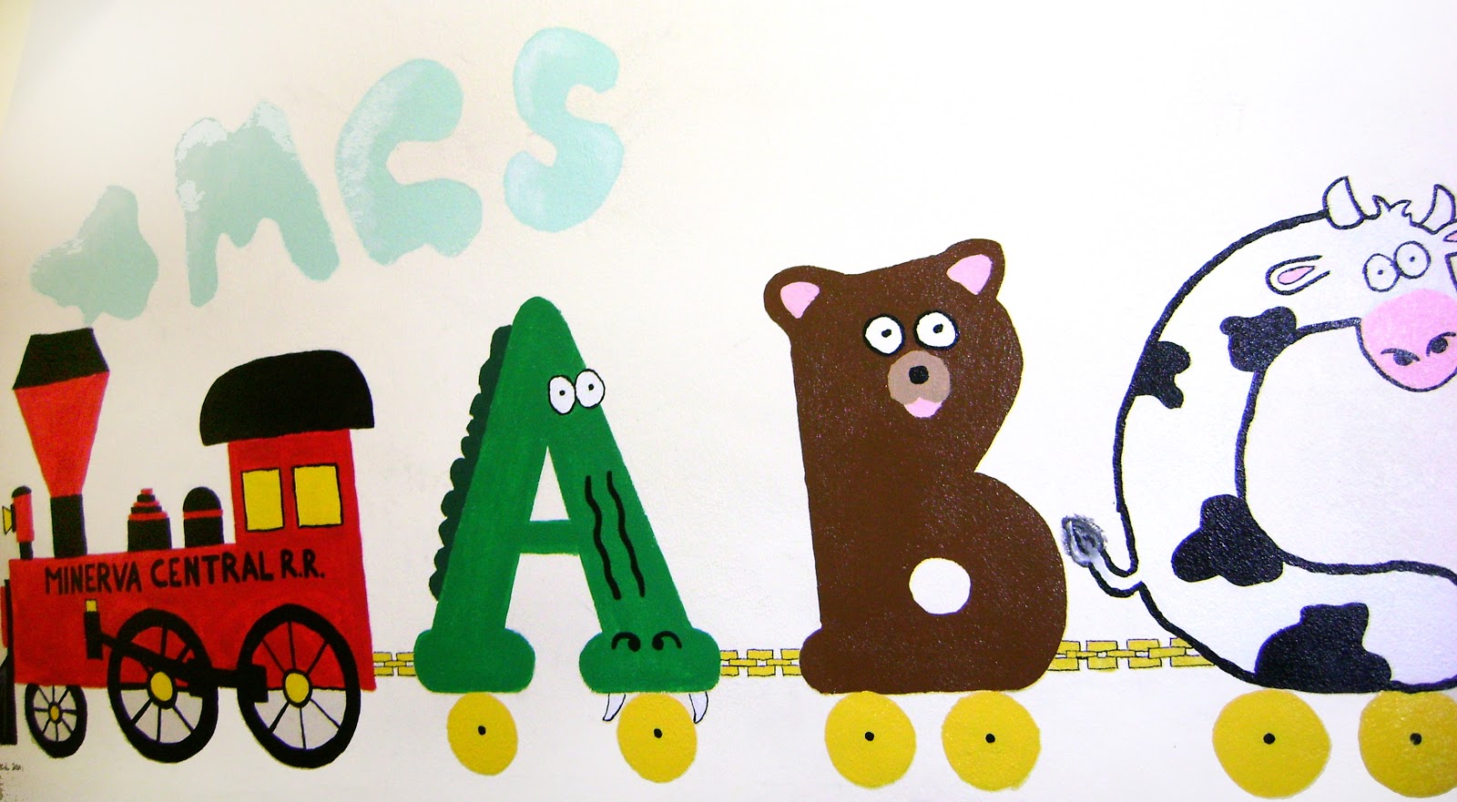 magnetic alphabet train