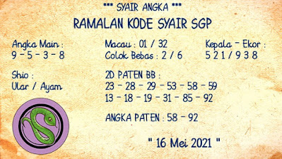 gambar togel syair sgp