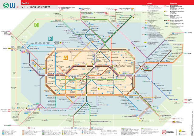 Berlin rail map