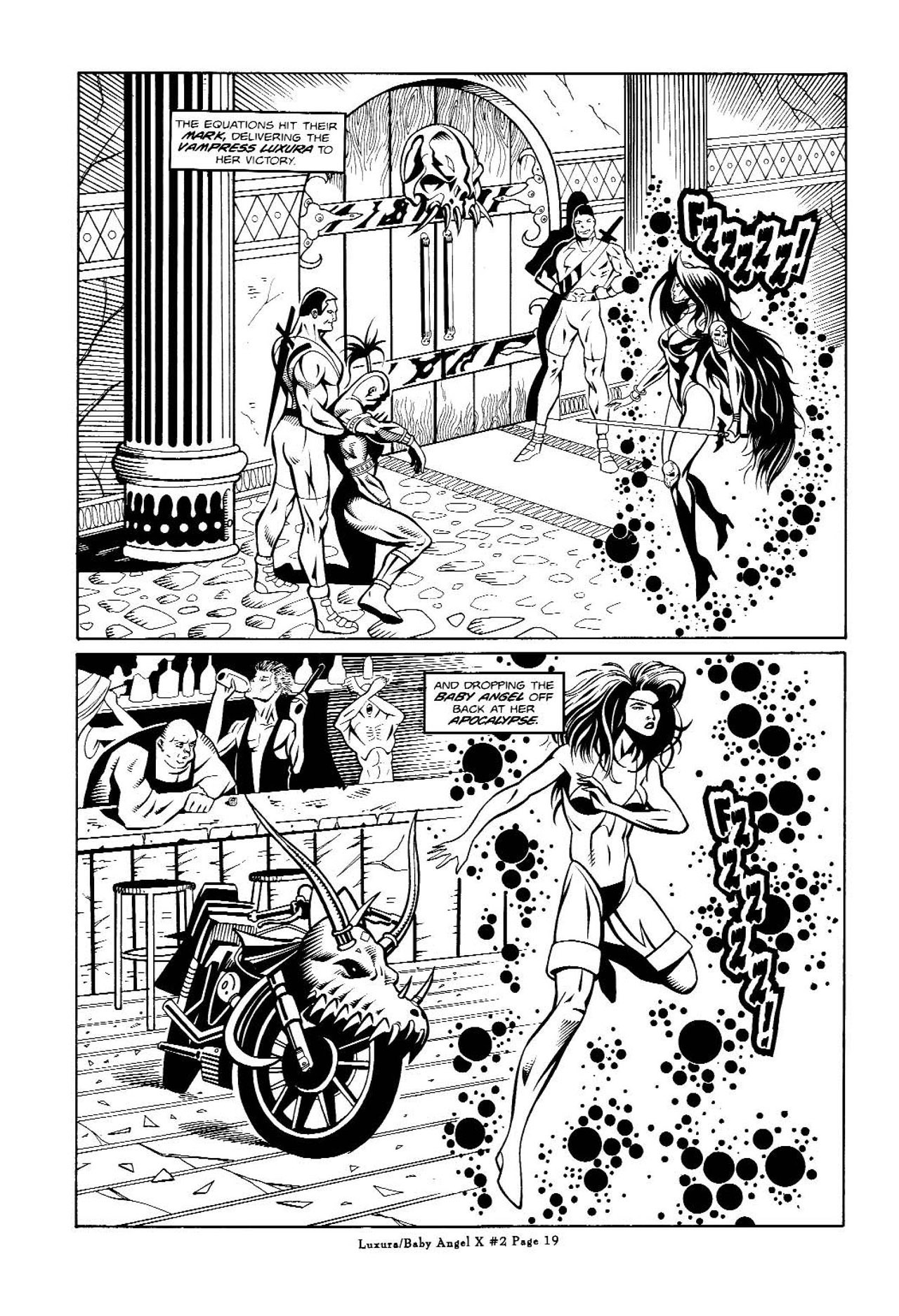 Read online Vampress Luxura / Baby Angel X comic -  Issue #2 - 21