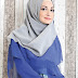 Hijab Warna Light Grey