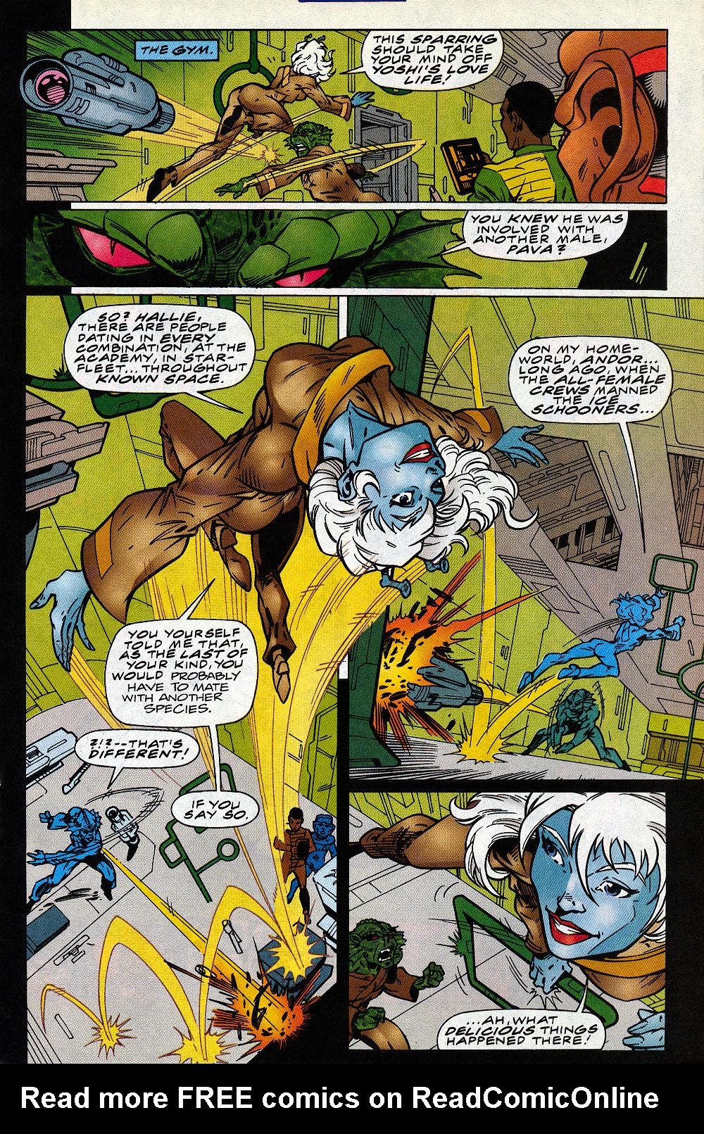 Read online Star Trek: Starfleet Academy (1996) comic -  Issue #17 - 18
