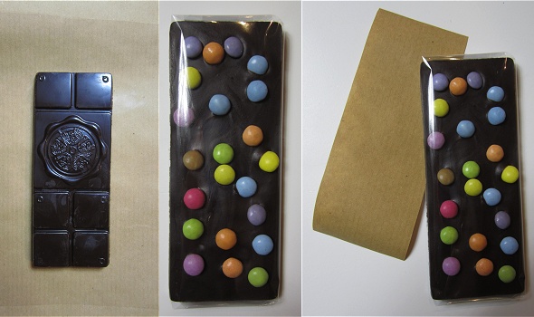 DIY/Tutorial Schokolade hübsch verpackt - Geschenkverpackungen für Schokolade selber machen 9