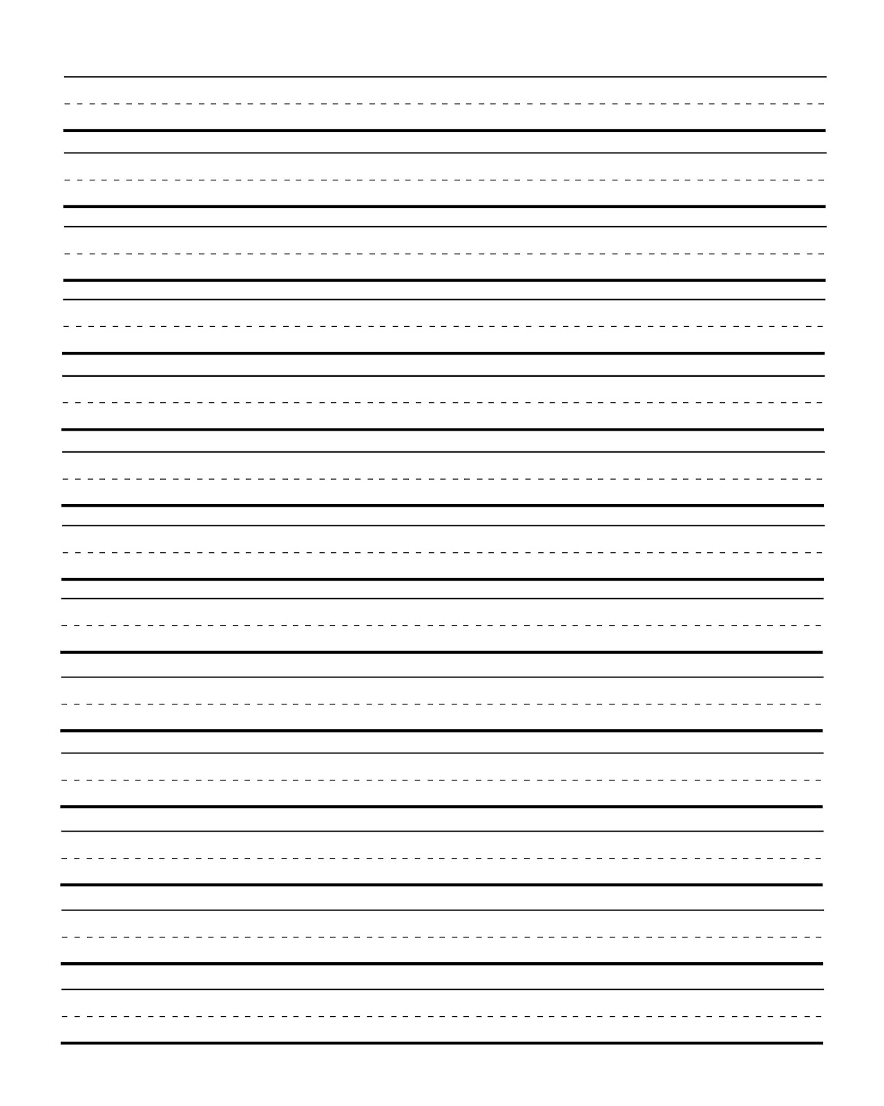 Printable Writing Paper With Lines