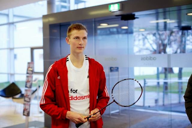 Axelsen Visited of Adidas in Germany