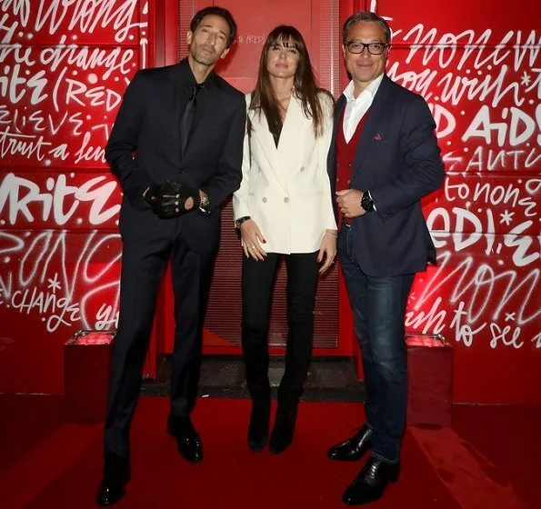 Charlotte Casiraghi attended the fundraising event of Montblanc held at the Boutique Champs-Elysees in Paris