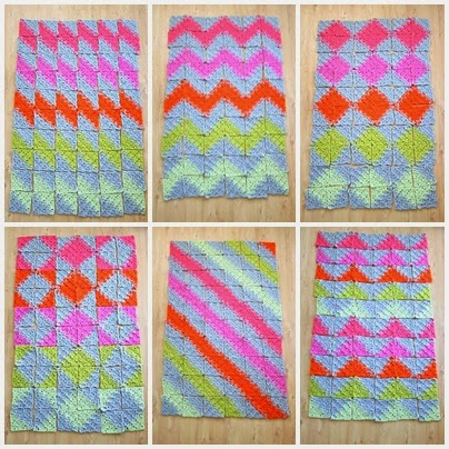 Puzzle Patch Blanket Crochet Pattern
