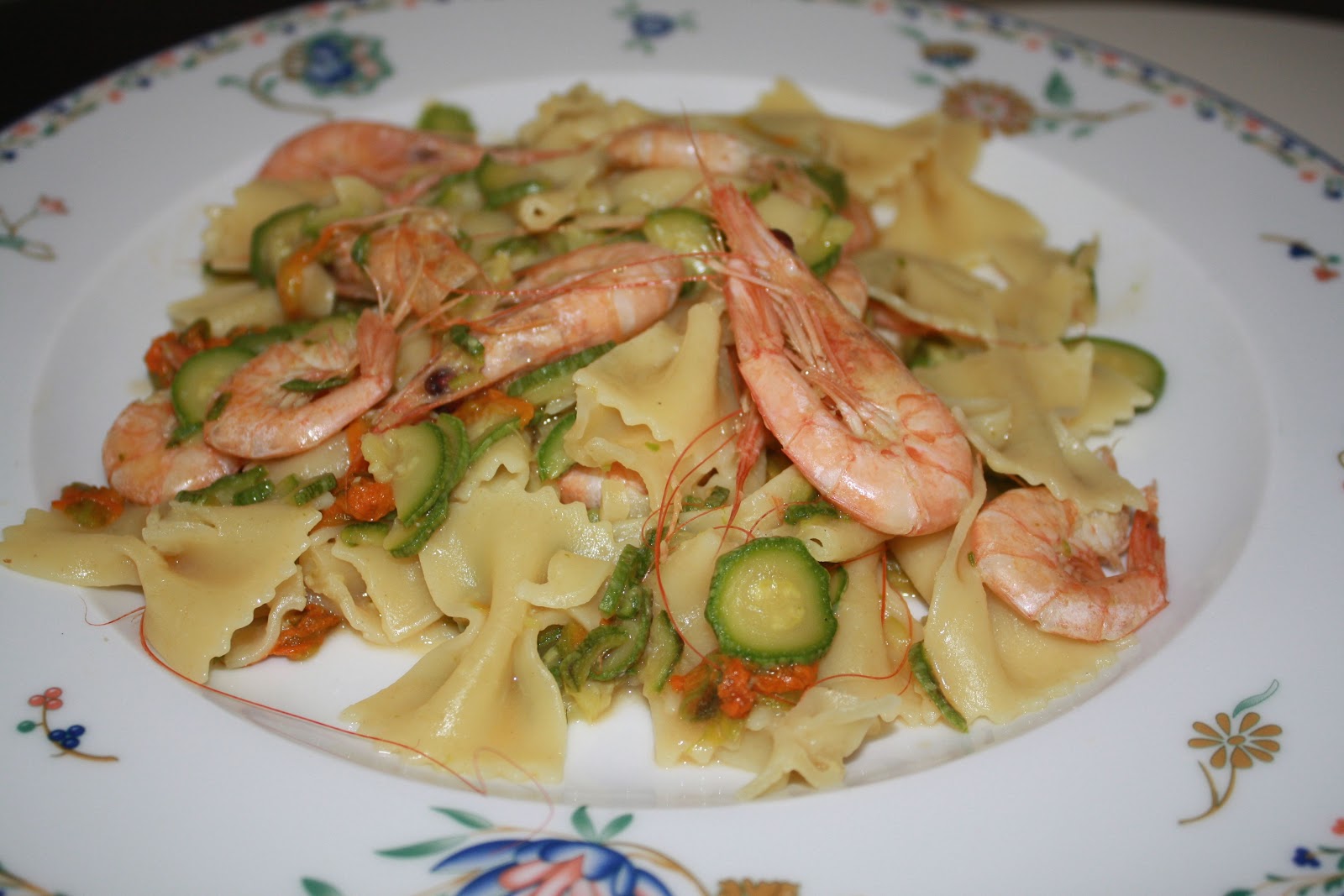 La Cuciniera Moderna Pasta zucchine e gamberetti