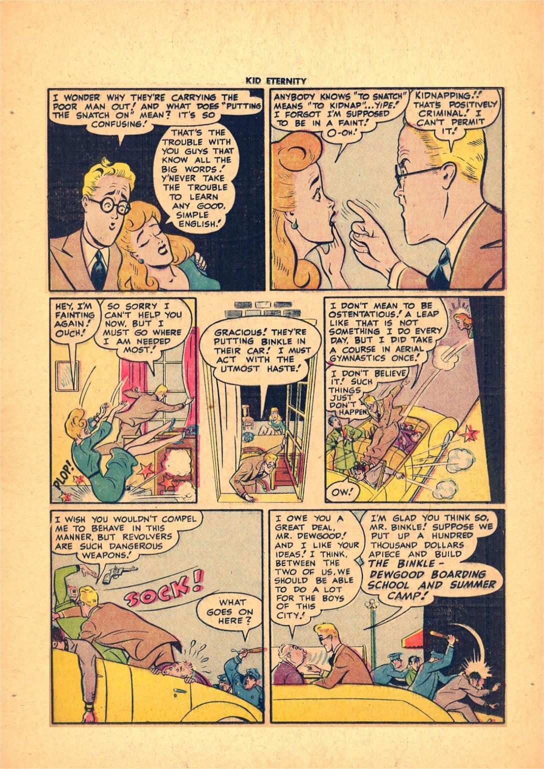 Read online Kid Eternity (1946) comic -  Issue #7 - 33