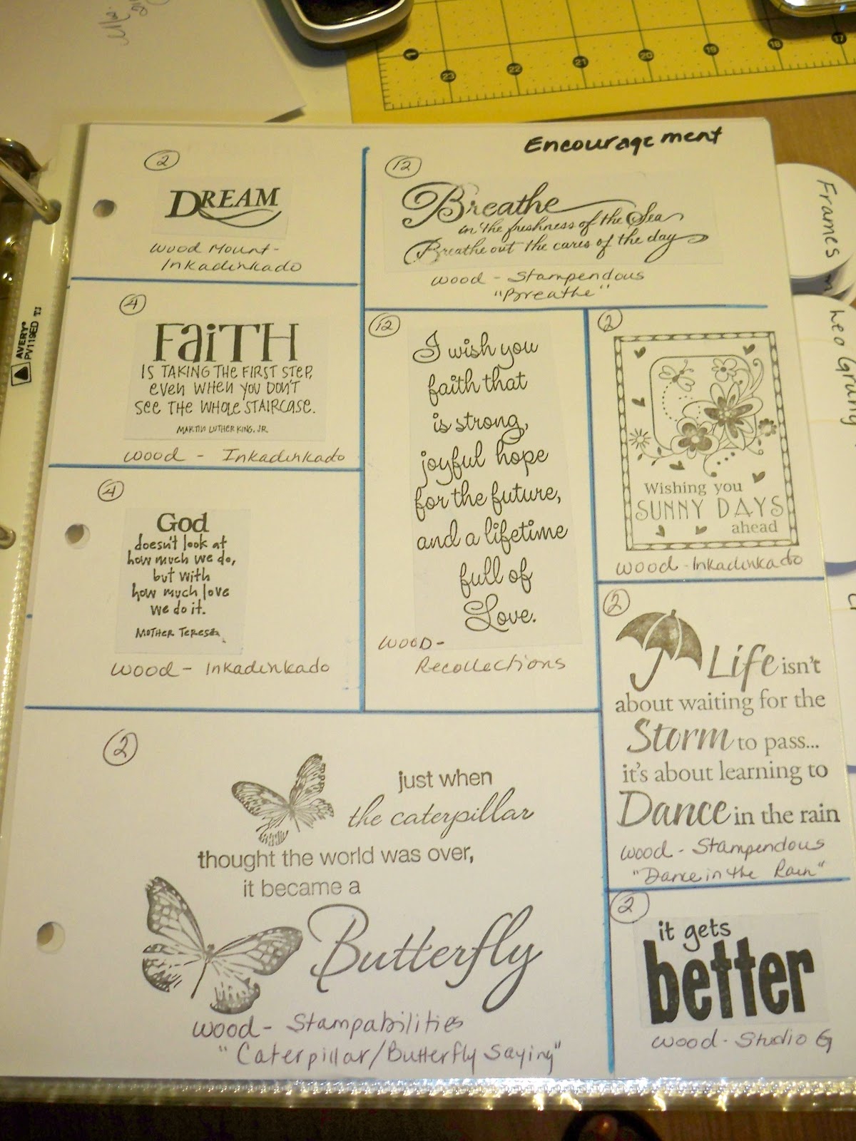 Still Young and Croppin' Rubber Stamp Catalog Completed!