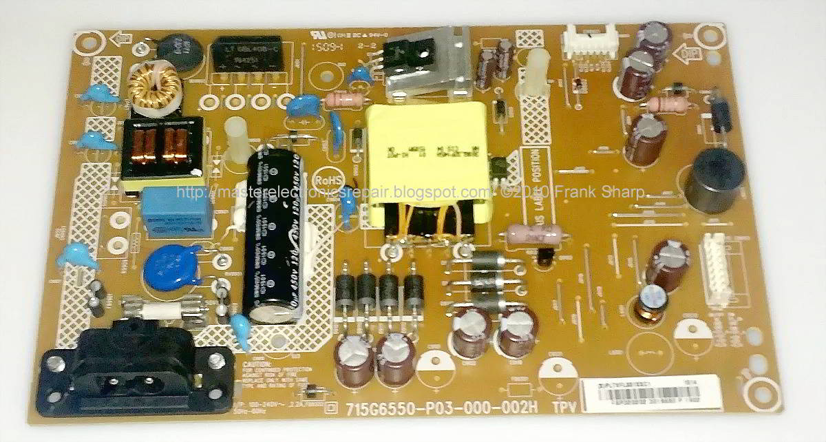 Master Electronics Repair    Philips 40pfh5300 Led Lcd Tv