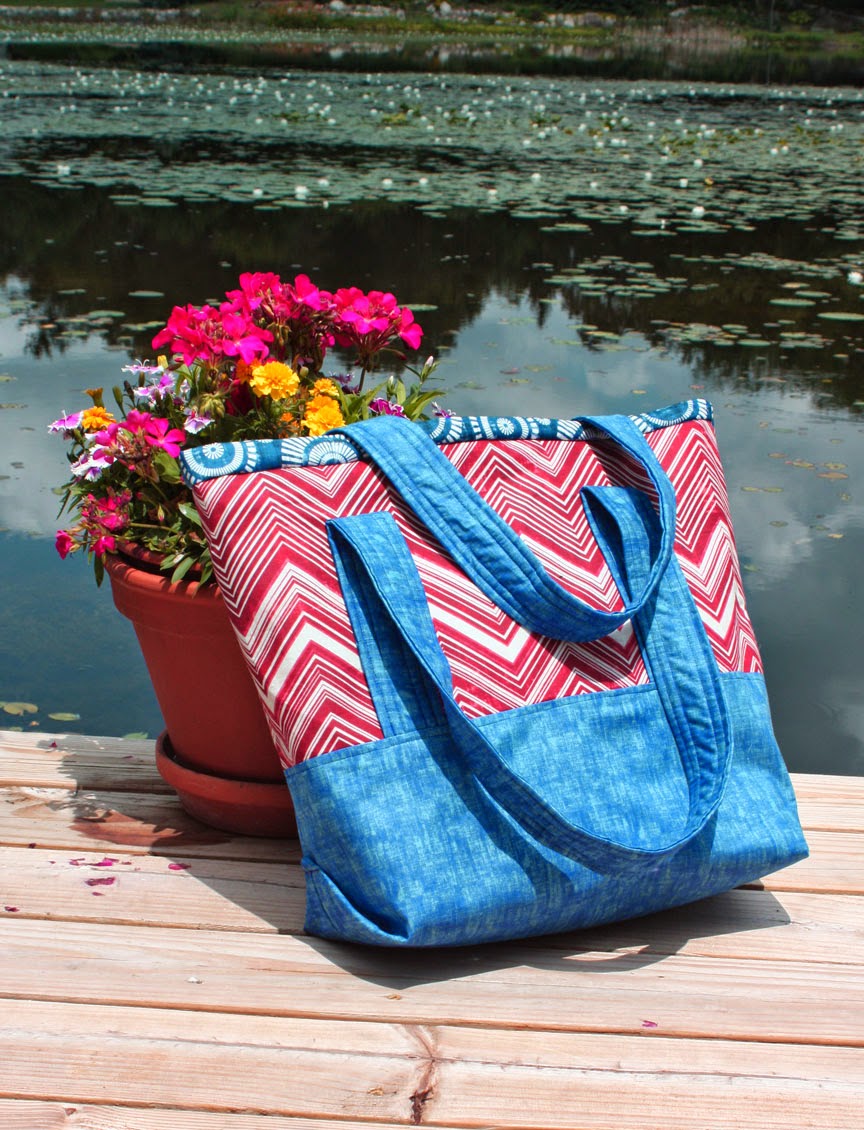 Inspired by Fabric: Summer Tote Tutorial!