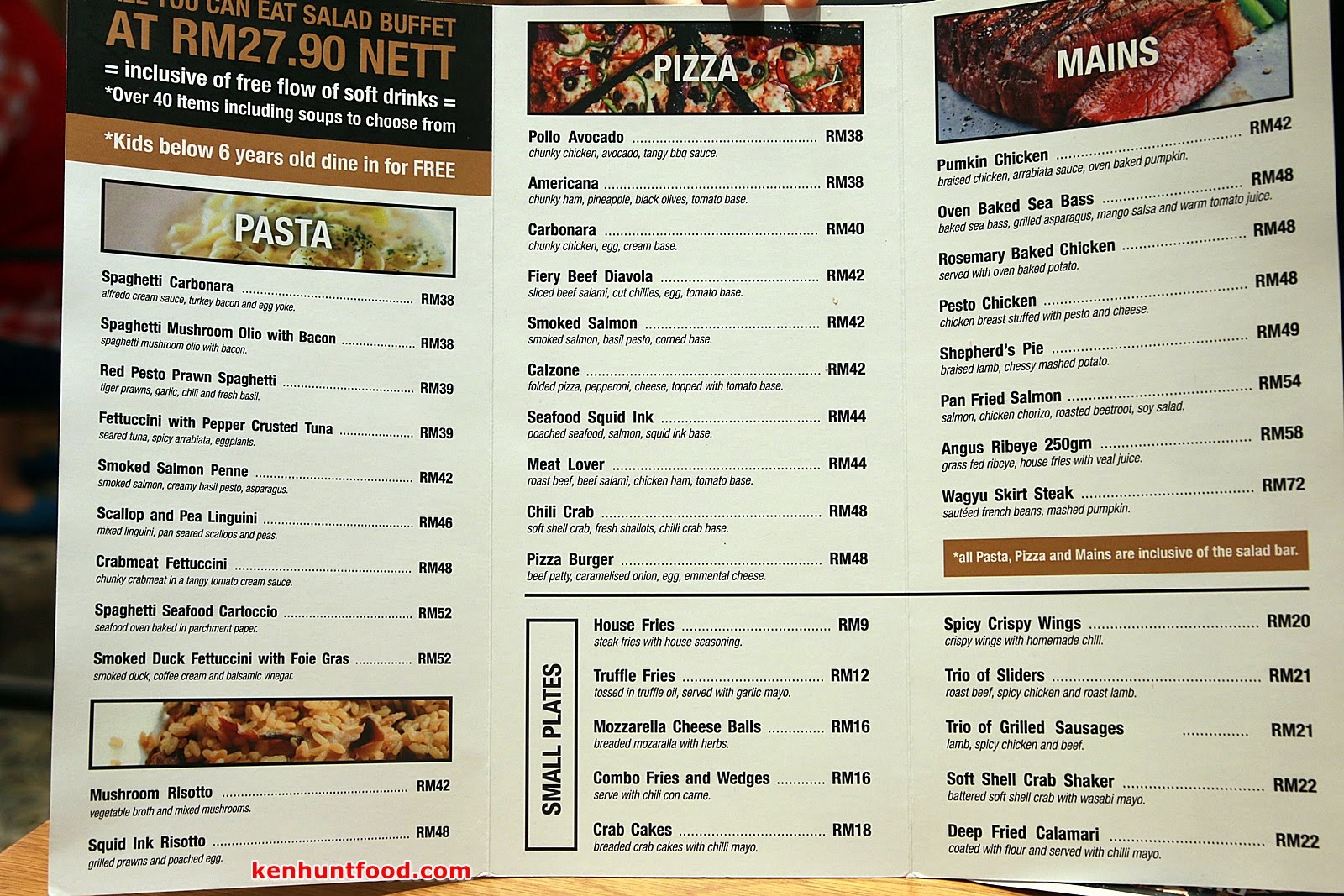 KEN HUNTS FOOD: Alfresco G Trattoria @ Gurney Paragon Mall, Penang.